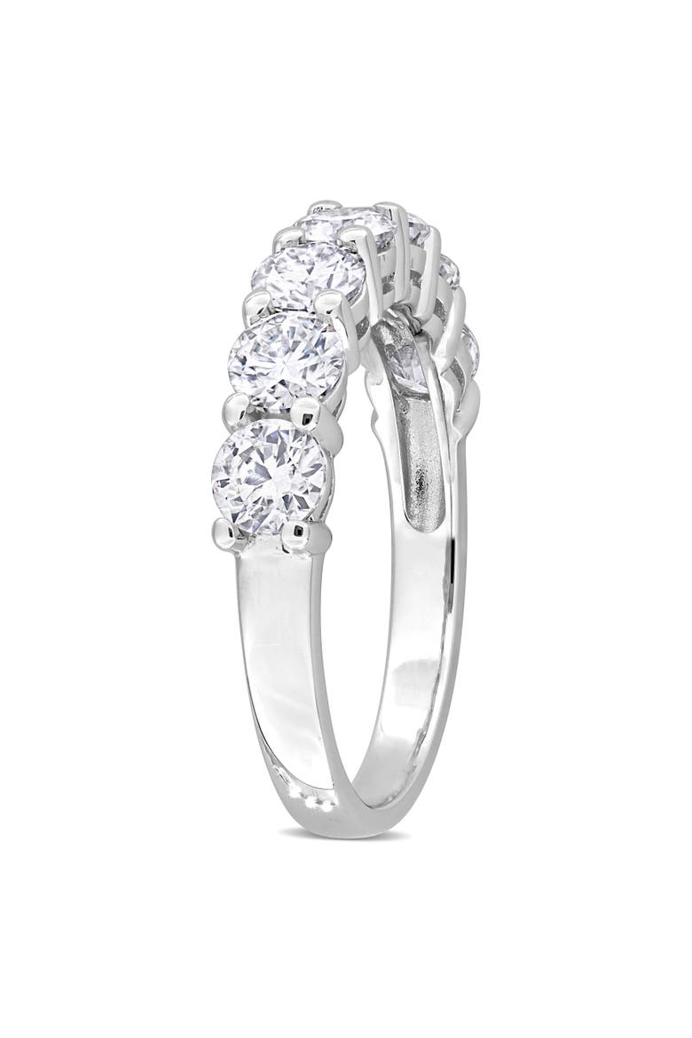 1-3/4CT DEW Moissanite Anniversary Ring, Alternate, color, Sterling Silver