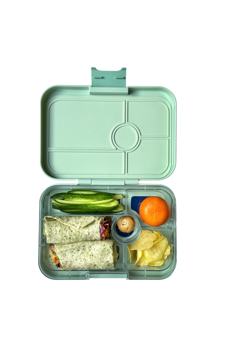 Yumbox Tapas Bento-Style Leakproof Lunch Box 5 Compartments, Alternate, color, Green