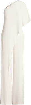 Lauren Ralph Lauren April One-Shoulder Georgette Jumpsuit