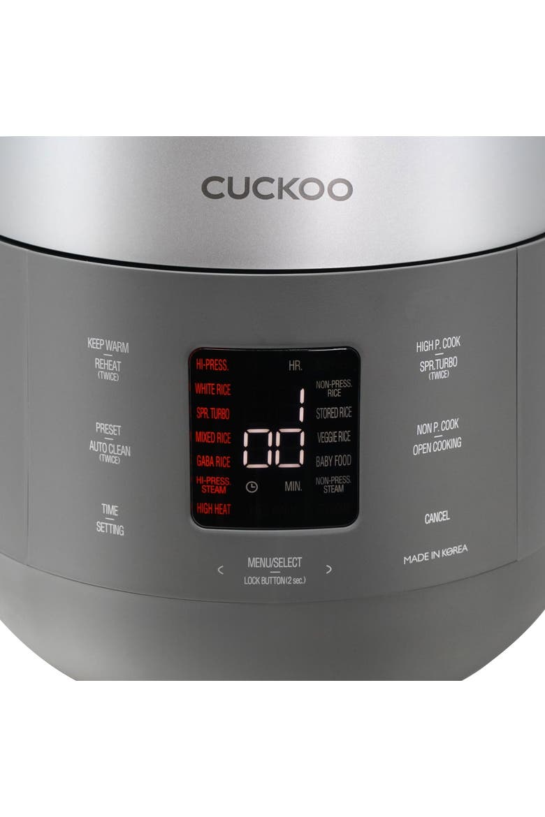 10-Cup (Uncooked) / 20-Cup (Cooked) Twin Pressure Rice Cooker, Alternate, color, Grey