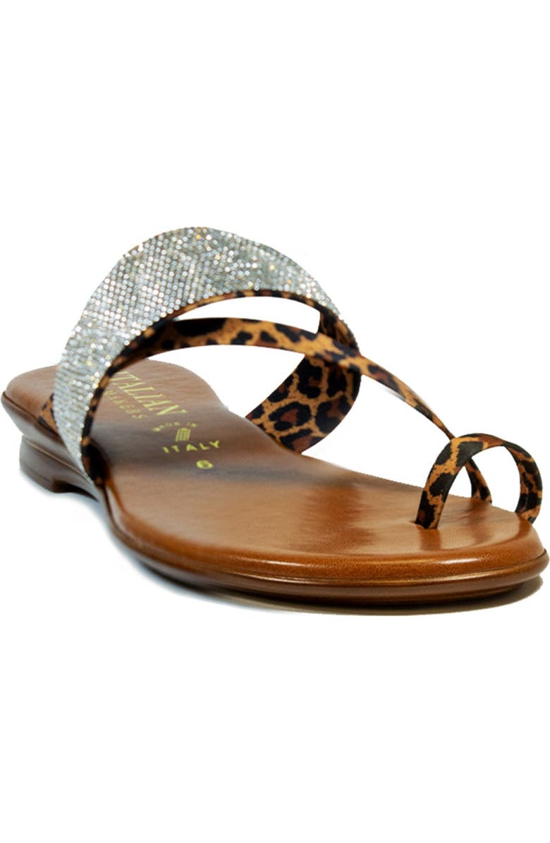 ITALIAN SHOEMAKERS Ryann Strappy Sandal, Main, color, Leopard