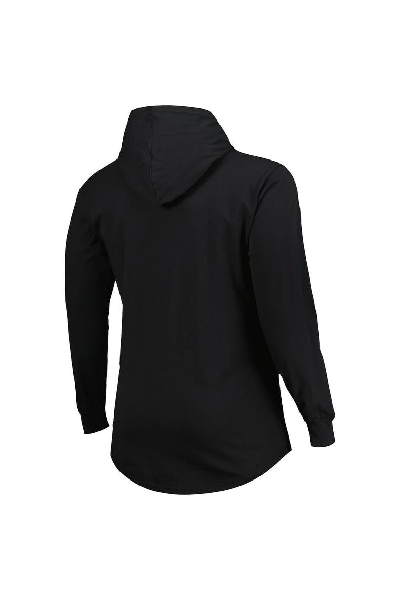 Men's Fanatics Branded Black Las Vegas Raiders Big & Tall Front Runner Pullover Hoodie, Alternate, color, Black