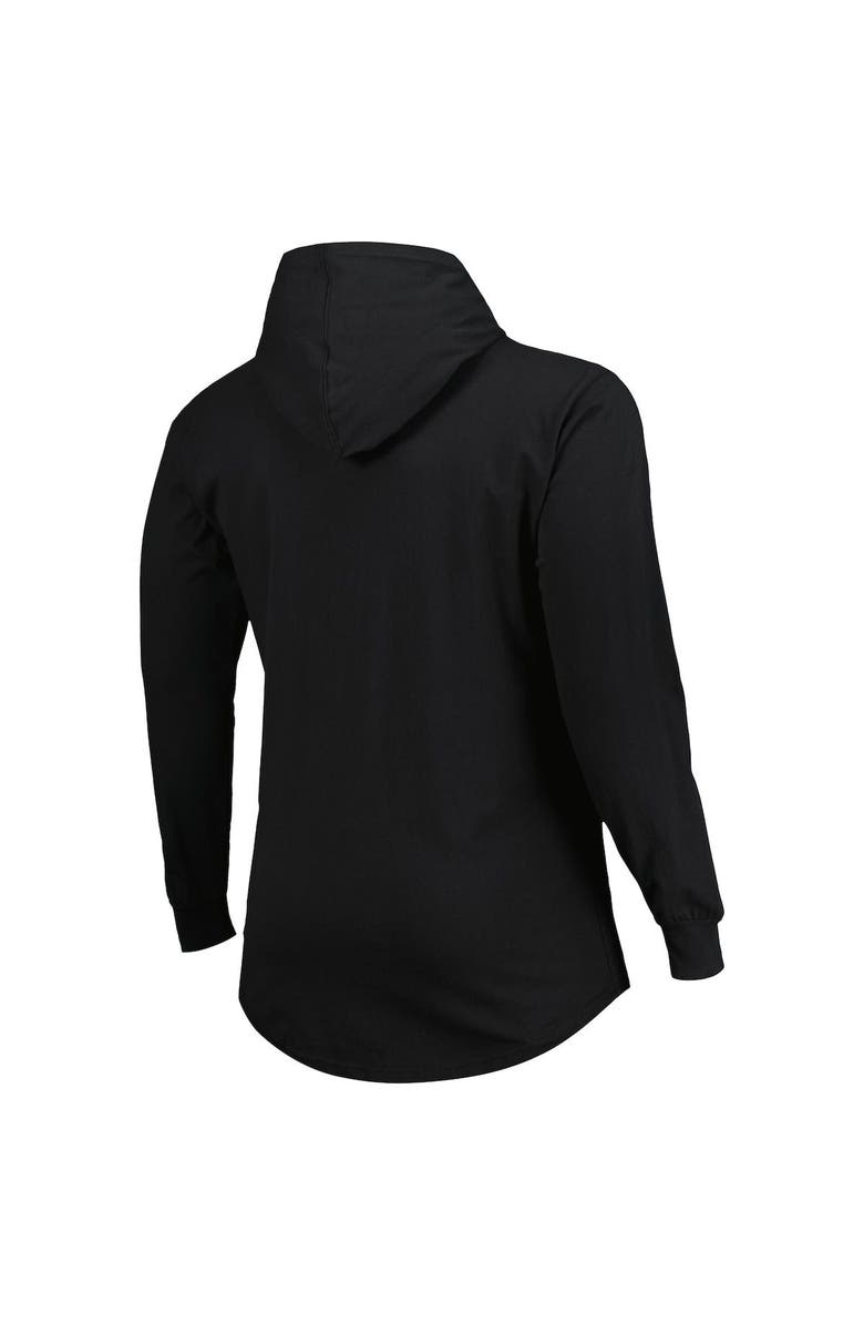 FANATICS Men's Fanatics Branded Black Las Vegas Raiders Big & Tall Front Runner Pullover Hoodie, Alternate, color,