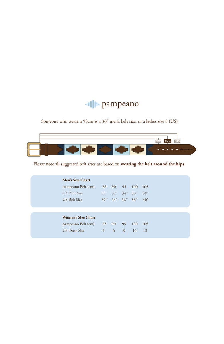 pampeano Tornado Belt, Alternate, color, Brown/Navy/White/Grey