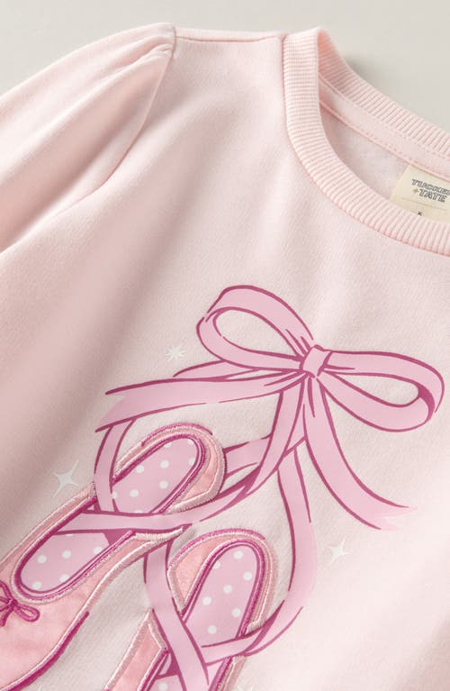 Tucker + Tate Kids' Ballet Long Sleeve Cotton Graphic T-shirt In Pink