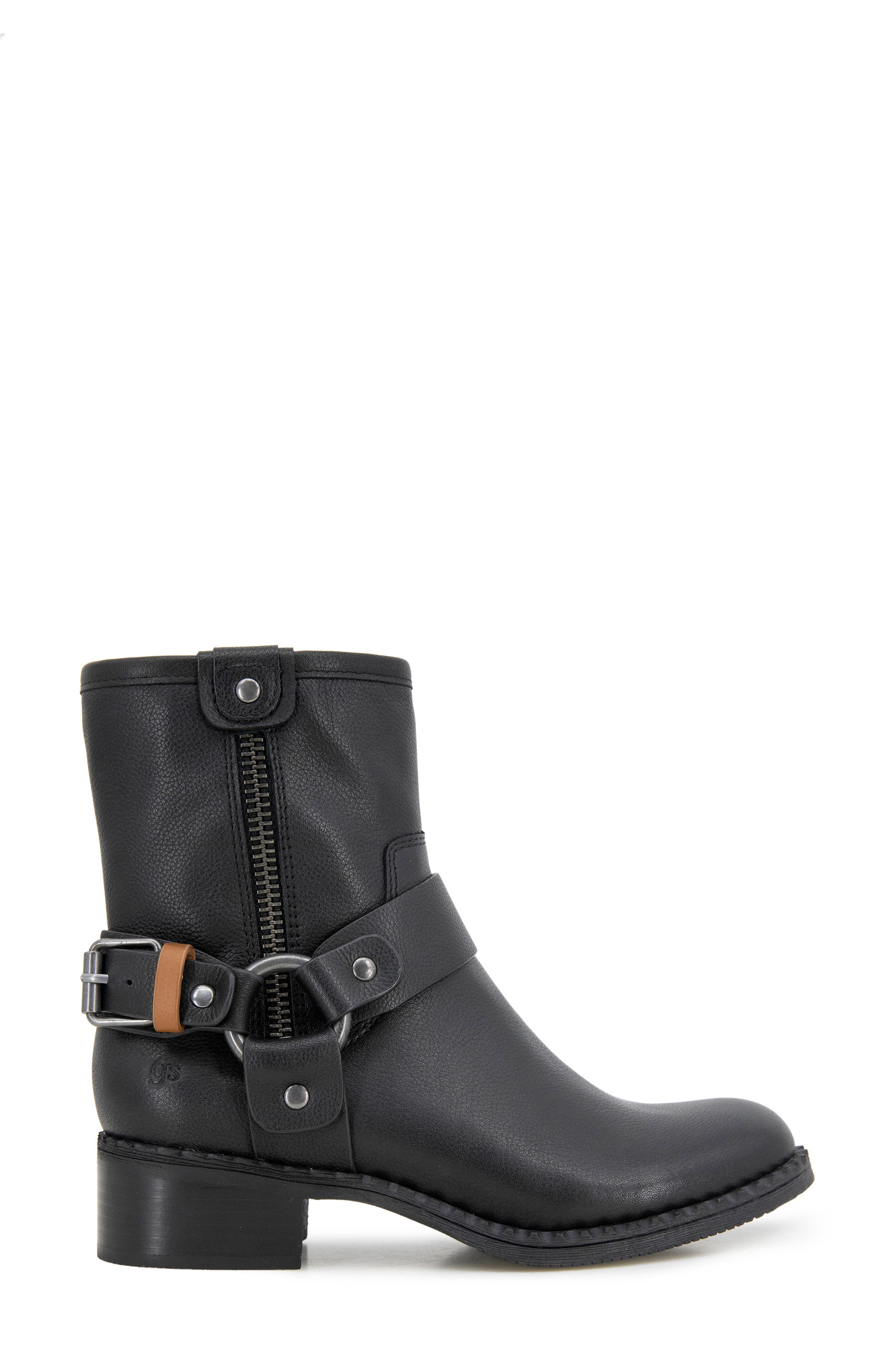 Gentle Souls Barker Bootie, Alternate, color, Black Leather