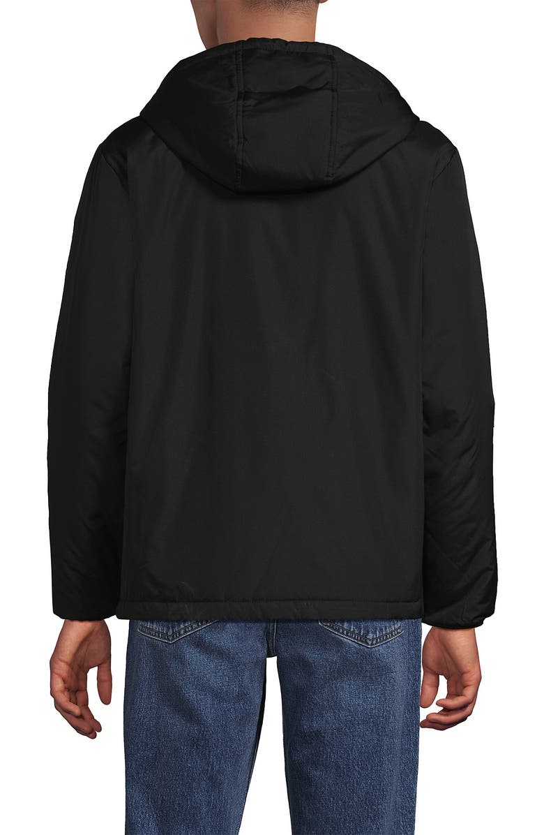 Lands' End FeatherFree Insulated Hooded Jacket, Alternate, color, Black