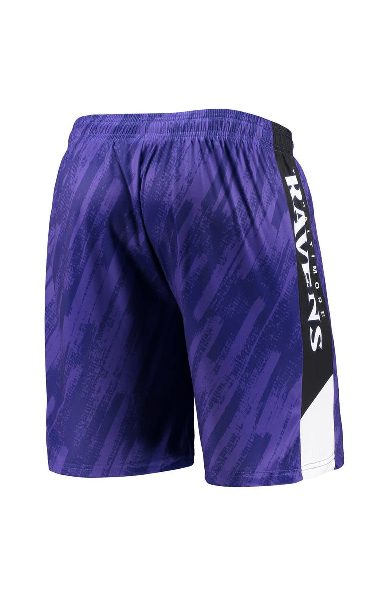 FOCO Men's FOCO Purple Baltimore Ravens Static Mesh Shorts, Alternate, color,