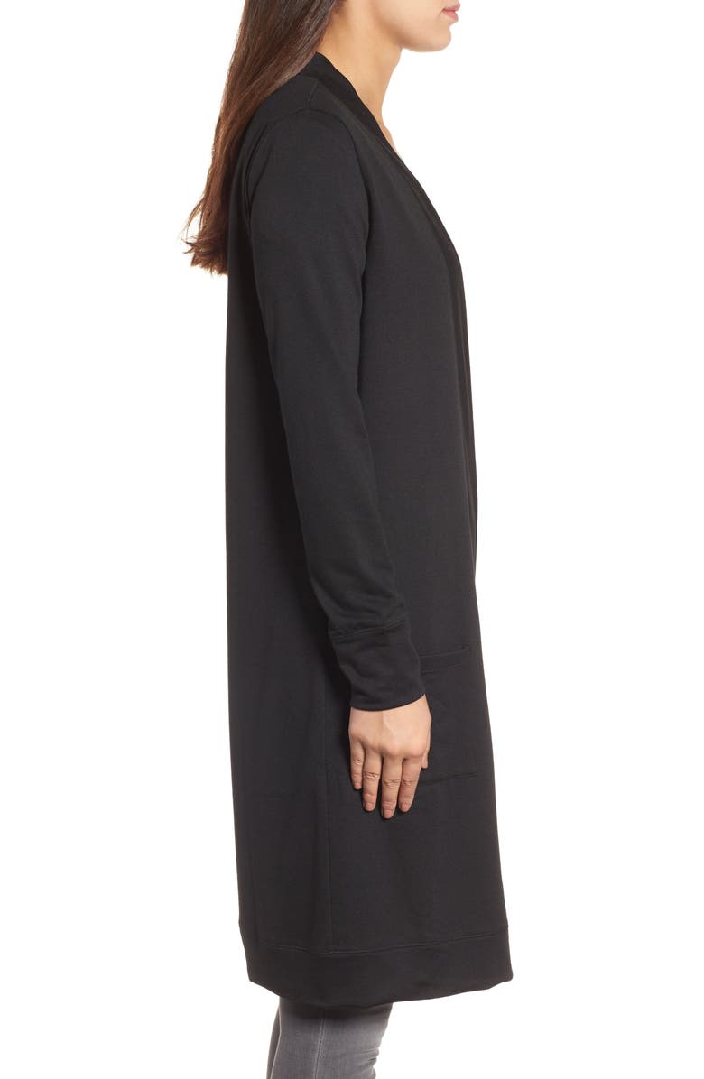 Caslon<sup>®</sup> Long French Terry Cardigan, Alternate, color, 