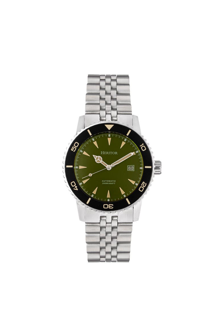 Hurst Diver Automatic Watch, Main, color, Green