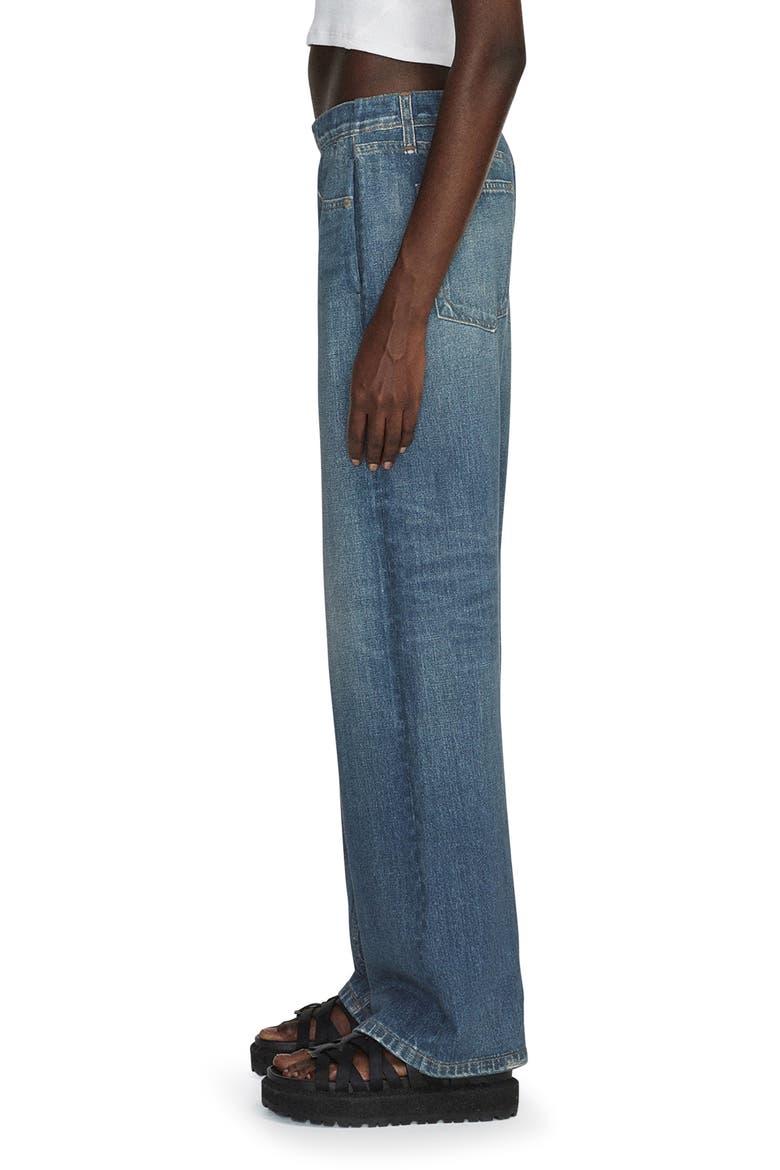 rb Miramar Pull On Wide Leg Cotton Terry Sweatpant Jeans, Alternate, color, LENOX