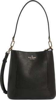 Kate Spade New York lena pebbled leather bucket bag