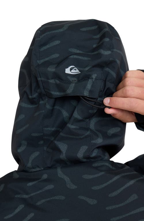 Quiksilver Men's Mission Printed Long-sleeve Jacket In Black