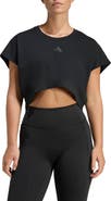 adidas Power Workout Cropped Boxy 3-Stripes Tank