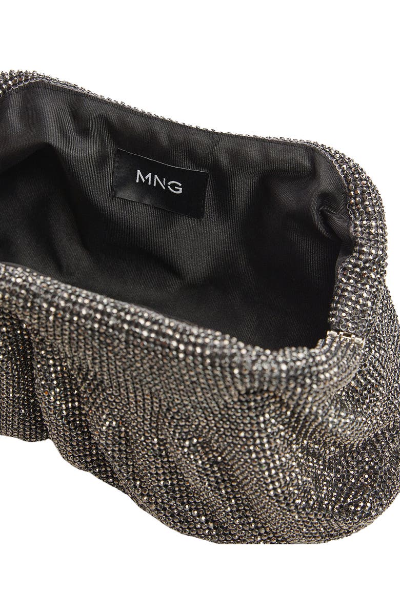 MANGO Crystal Frame Clutch, Alternate, color,