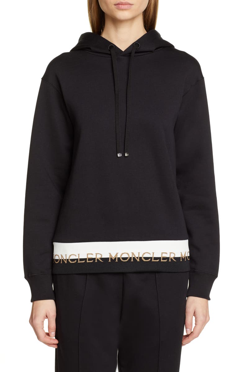 Moncler Logo Hoodie, Main, color, 