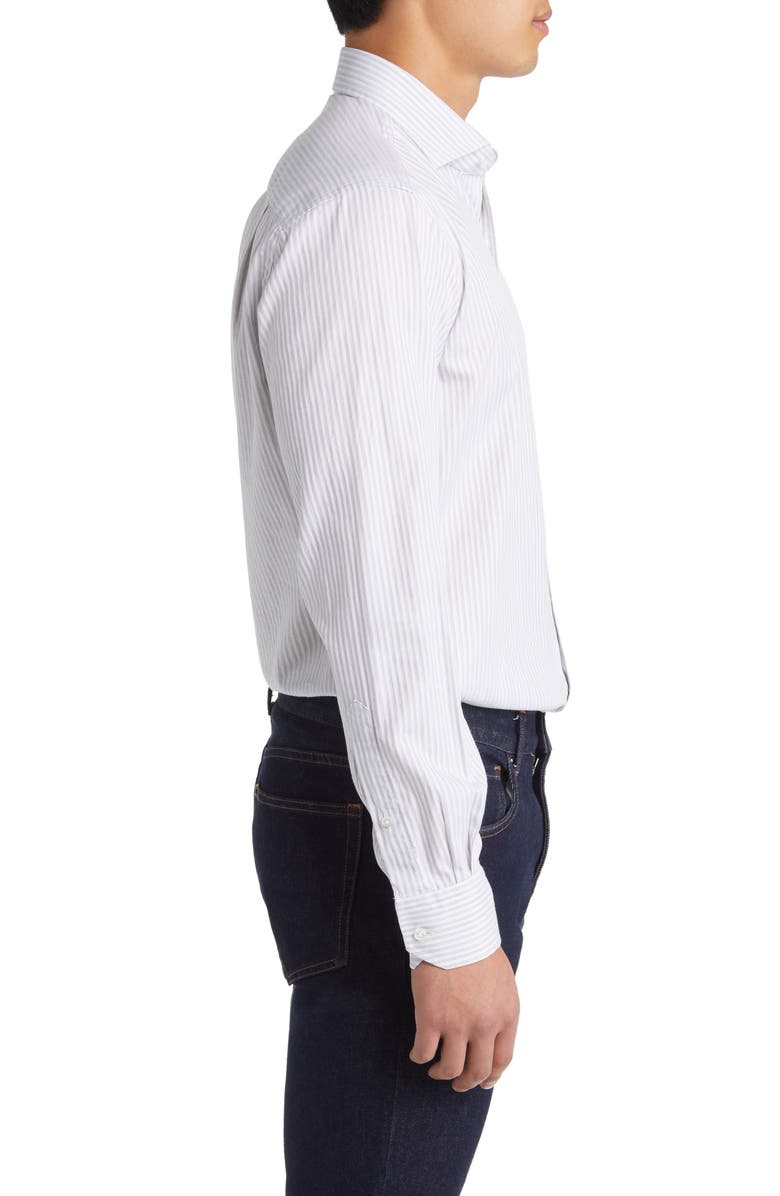 Peter Millar Brookhaven Stripe Button-Up Shirt, Alternate, color, 