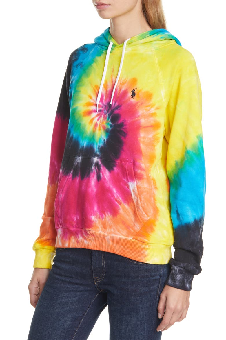 Tie Dye Hoodie, Alternate, color, ECLIPSE TIE DYE