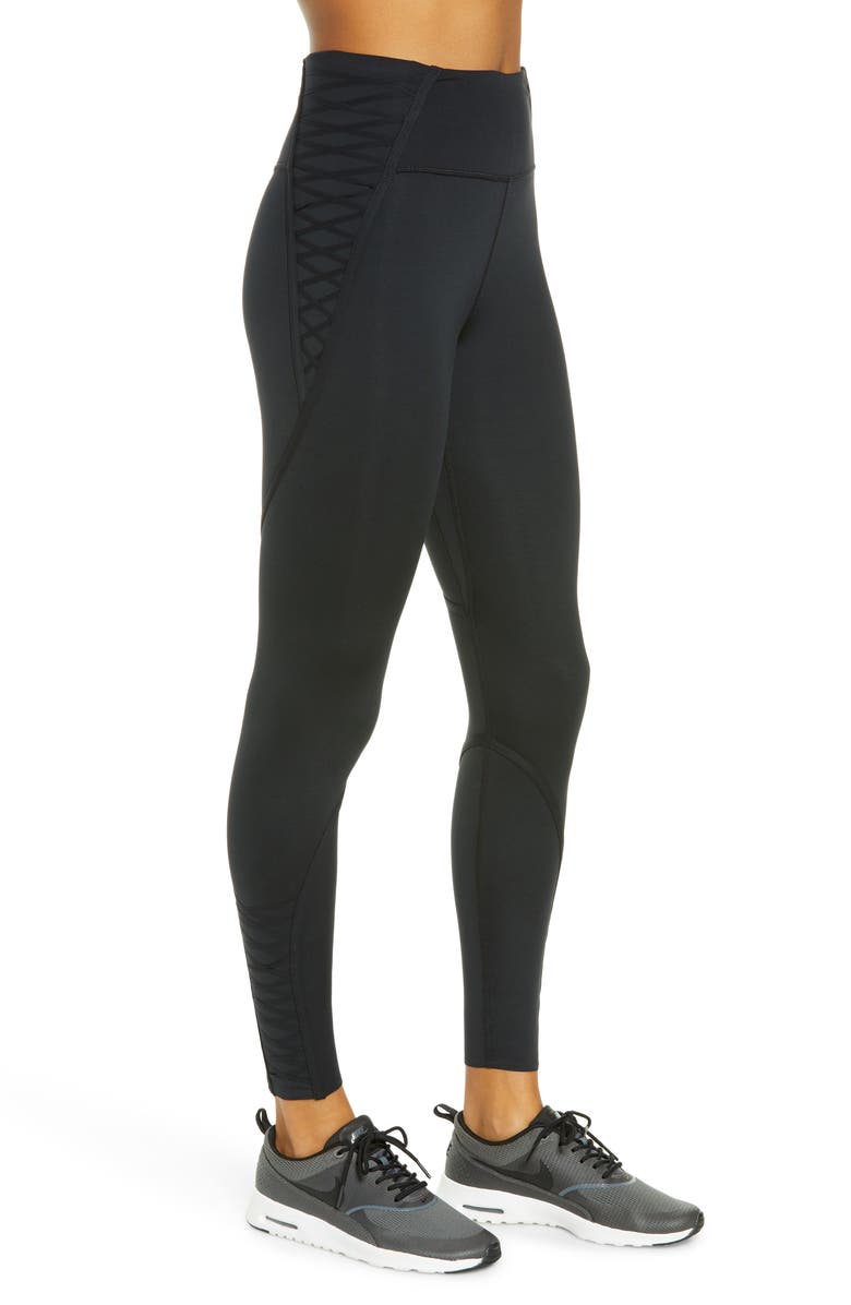 Nike One Lux 7/8 Lacing Tights, Alternate, color,