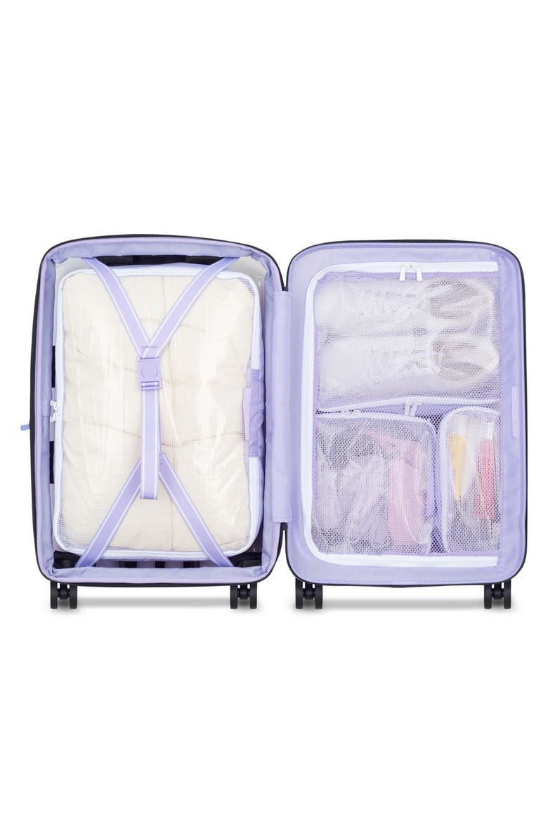 Gotta Glow Expandable 20" Carry-On Spinner, Alternate, color, Translucent Purple