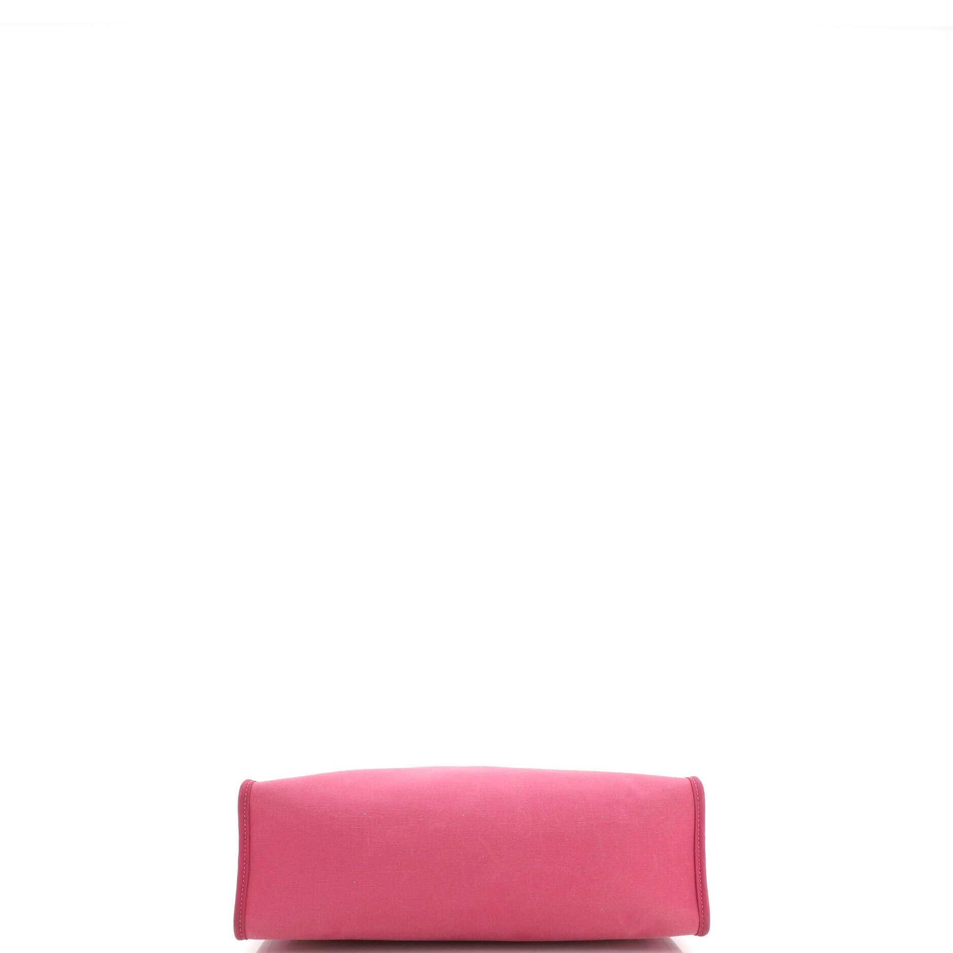 Herbag Zip Leather and Toile 31, Alternate, color, Pink