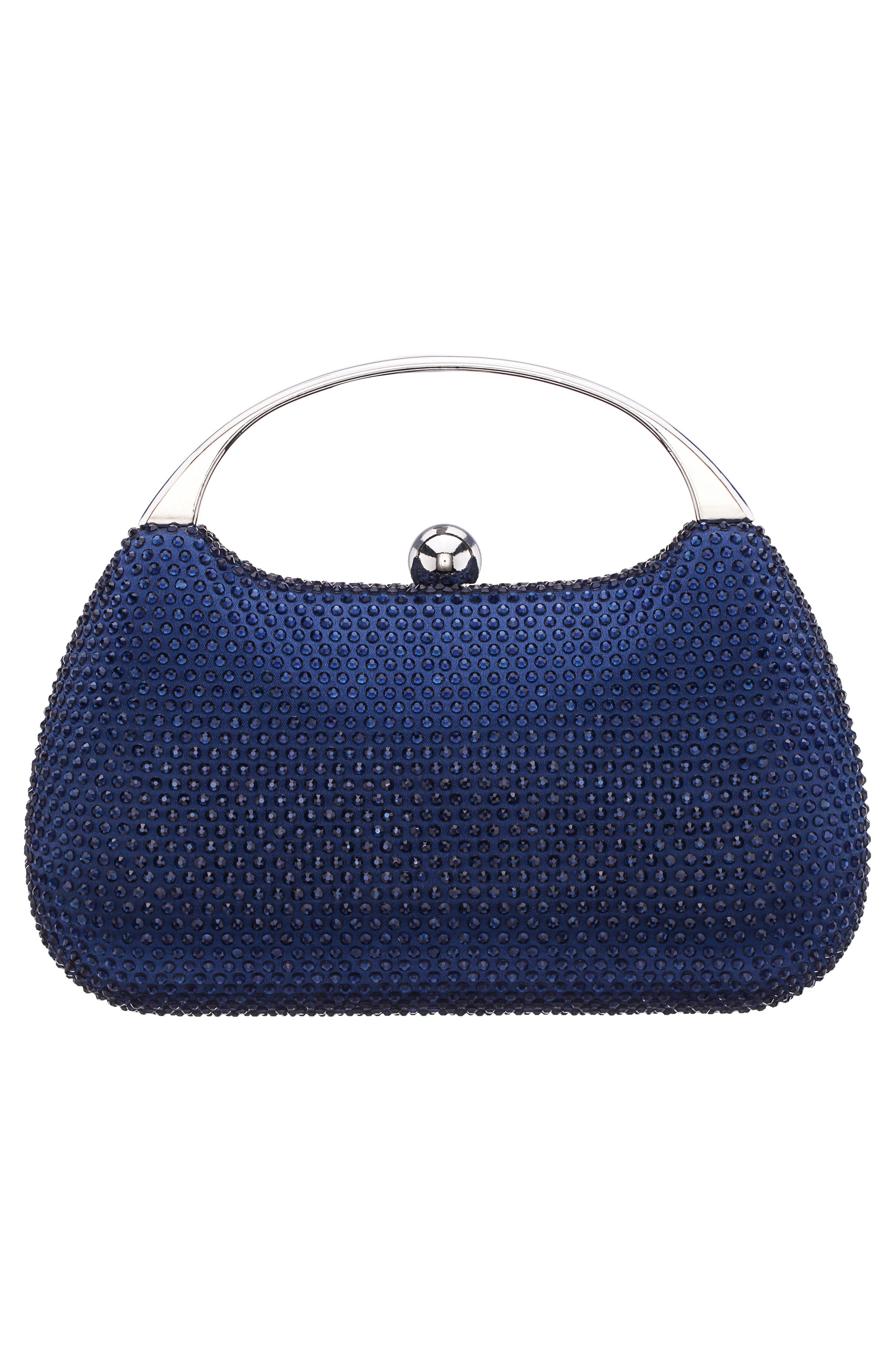 Brando Clutch, Alternate, color, NAVY