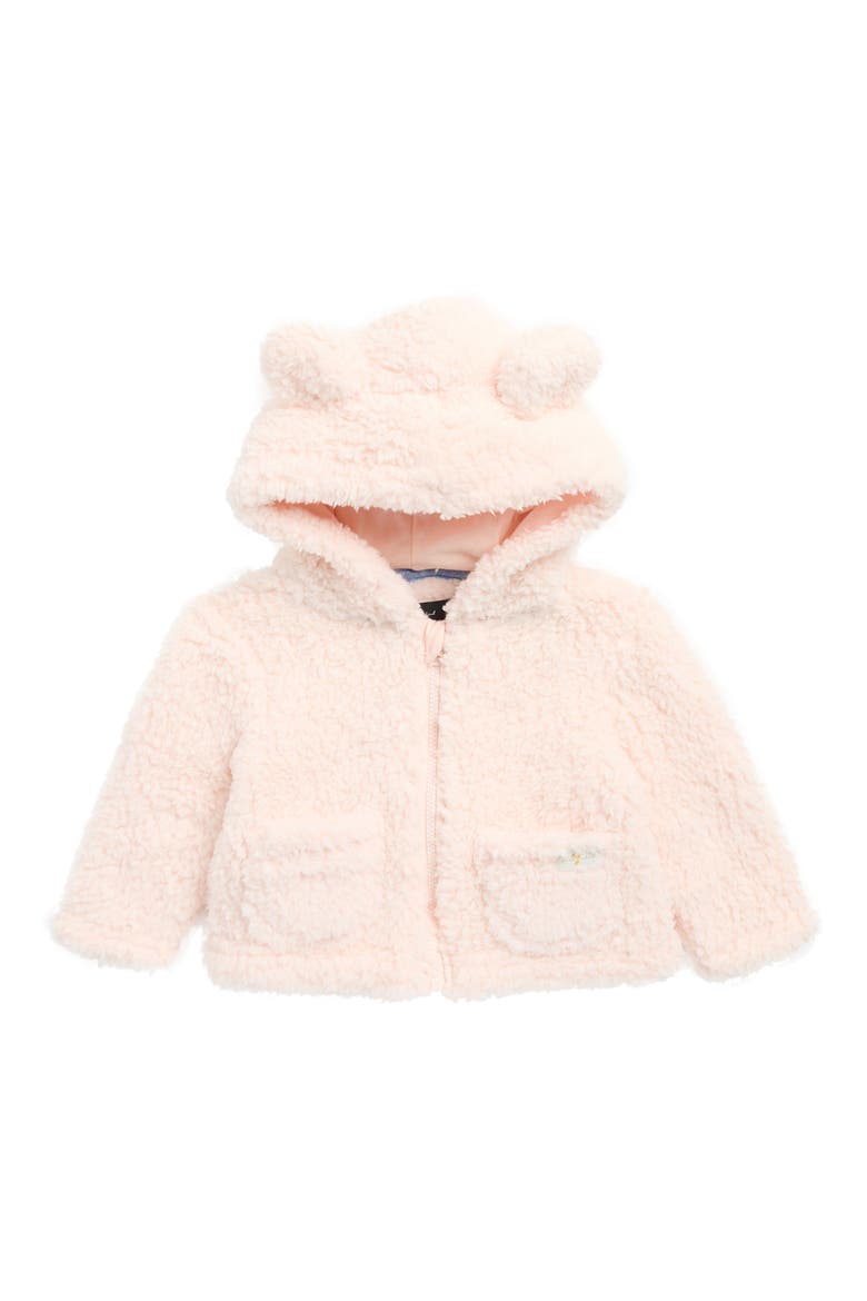Faux Shearling Bear Jacket, Main, color, PINK MIST