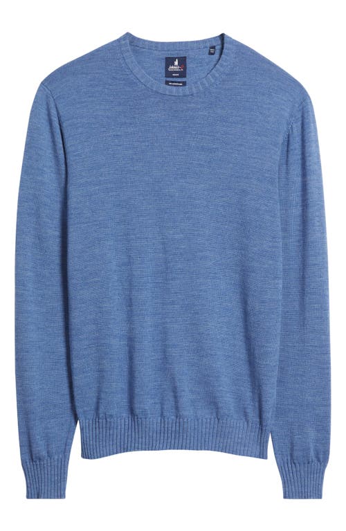 Johnnie-o Ronald Merino Wool Sweater In Blue