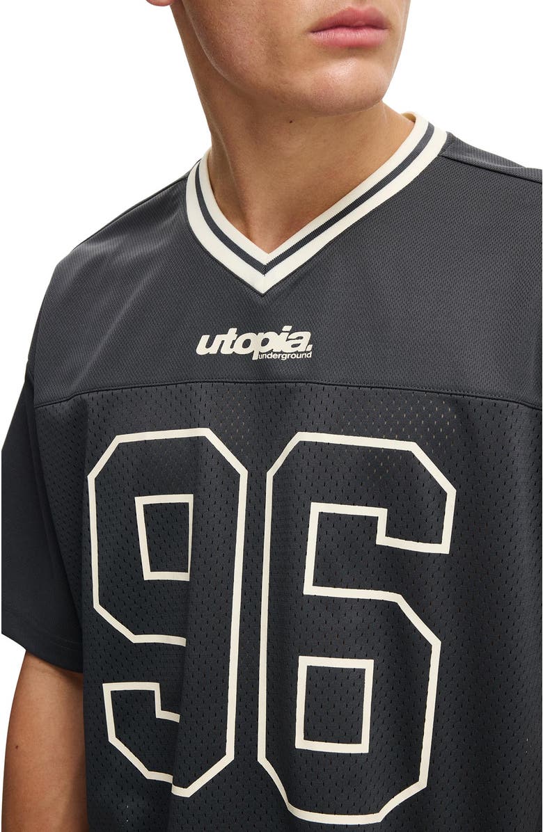 Cotton On Men's Football Jersey, Alternate, color, Washed Black  Ninety-Six