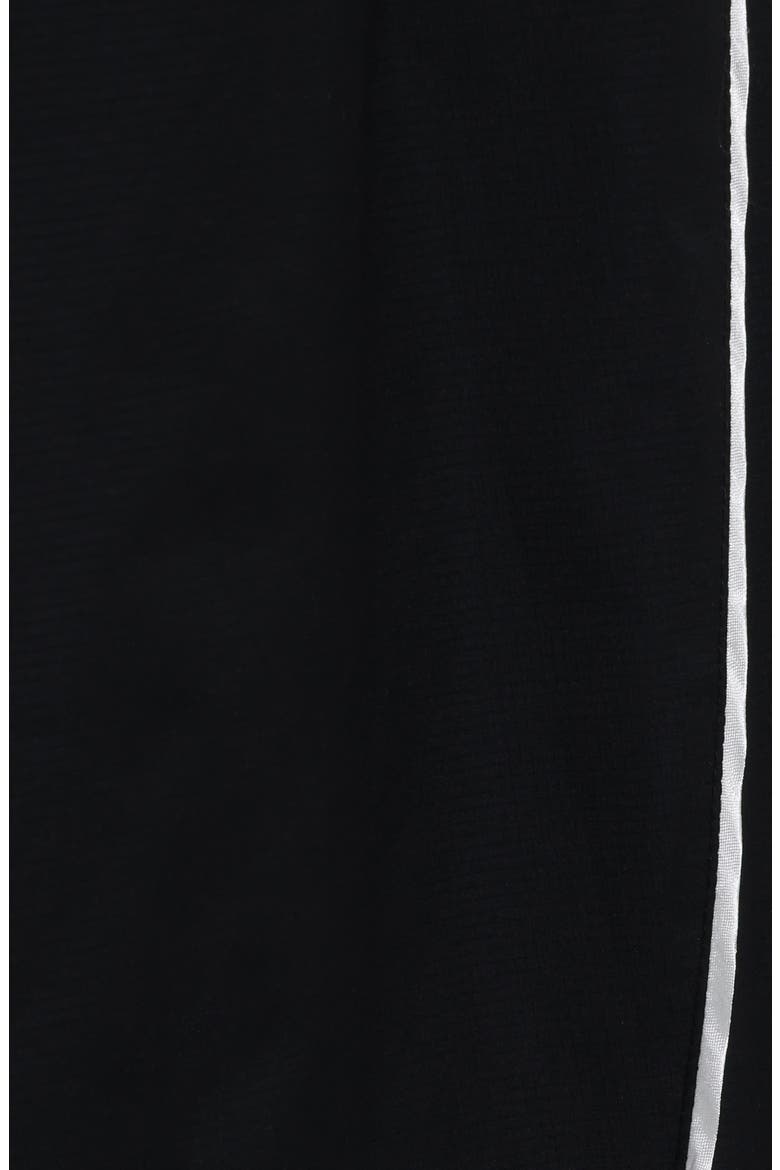 Oversize Microfiber Ripstop Track Pants, Alternate, color, BLACK