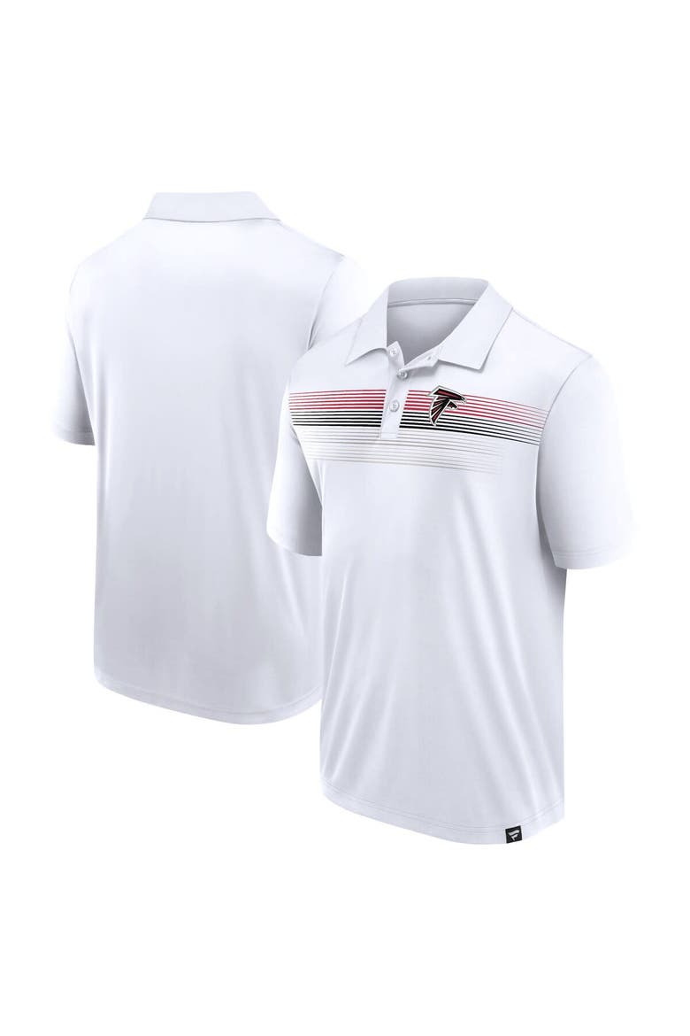 Men's Fanatics Branded White Atlanta Falcons Victory For Us Interlock Polo, Main, color, White