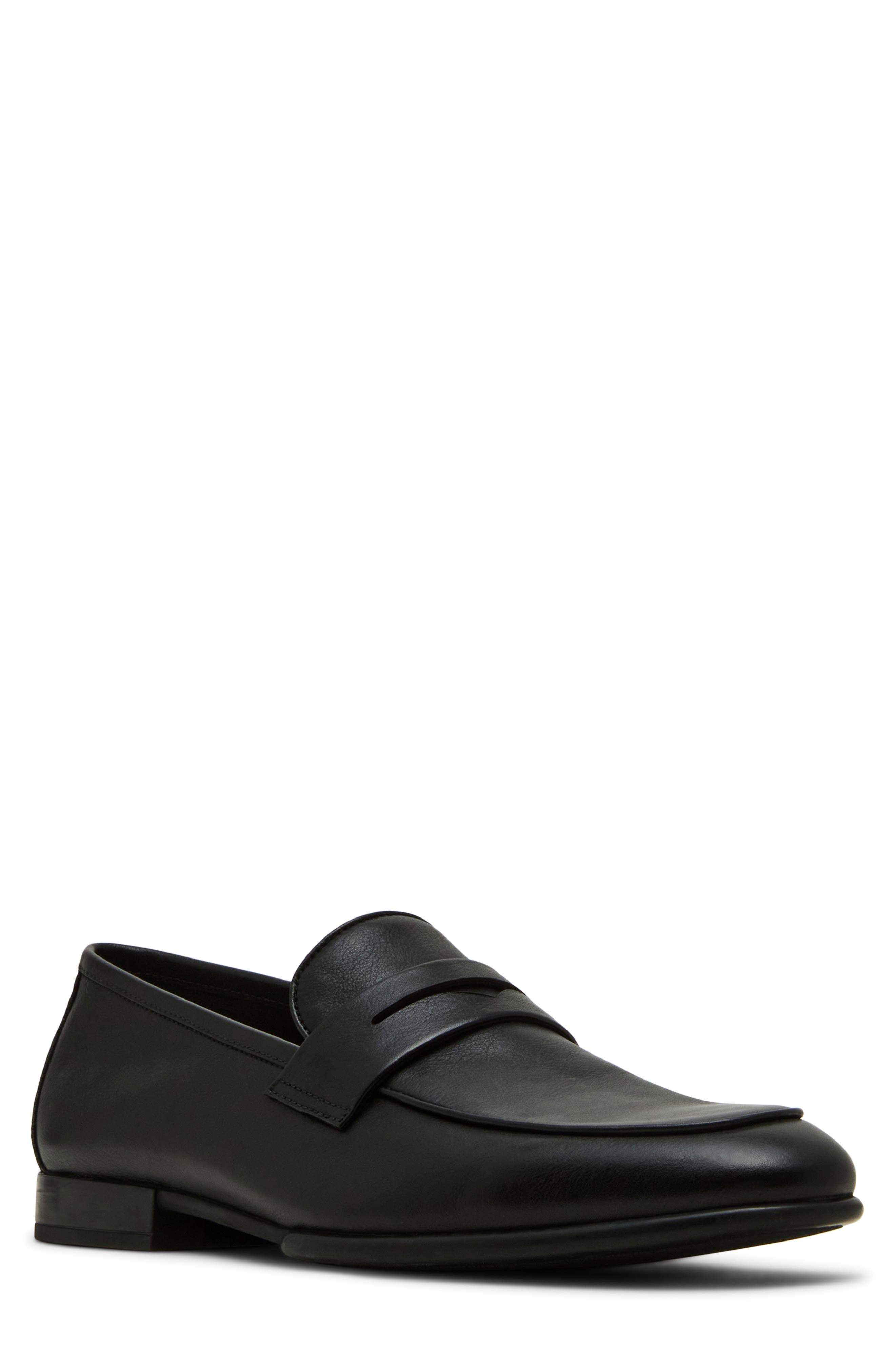 Steve Madden Boca Penny Loafer, Main, color, Black