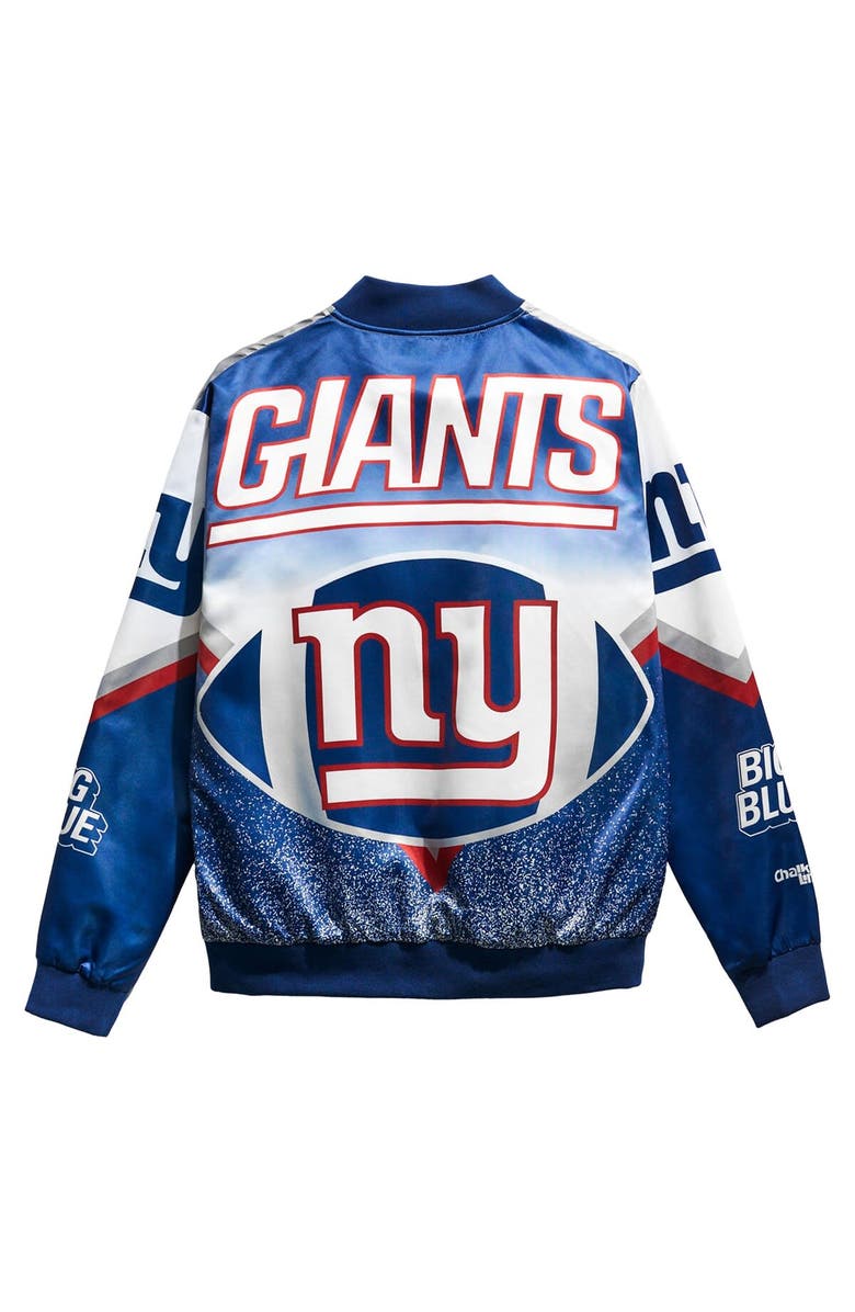 Chalk Line Men
s Chalk Line Gray New York Giants Fanimation Satin Full-Snap Jacket, Alternate, color, Gray