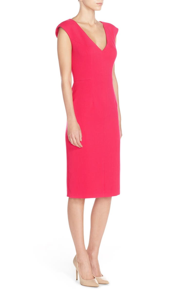 Eliza J Crepe Sheath Dress, Alternate, color, 
