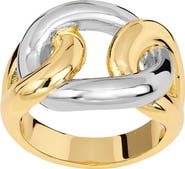 ATHRA LUXE Sculpted Link Ring