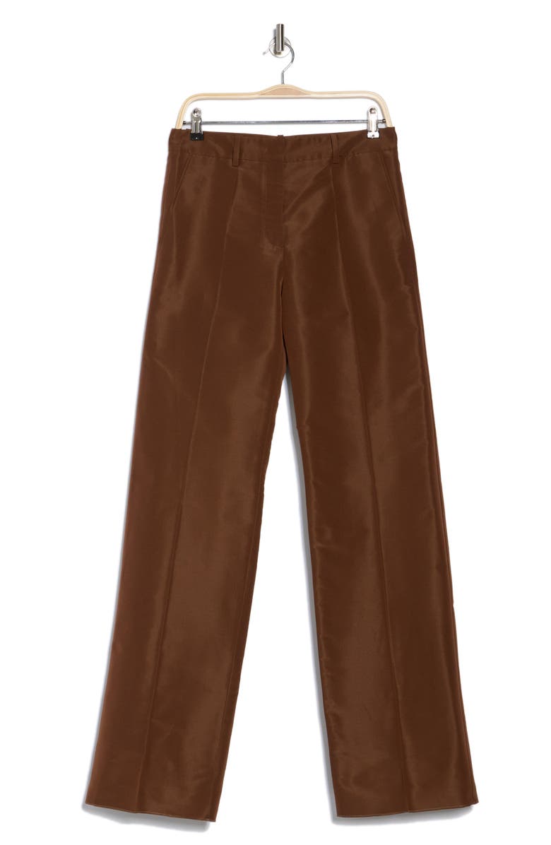 Valentino Garavani High Waist Silk Pants, Alternate, color, 