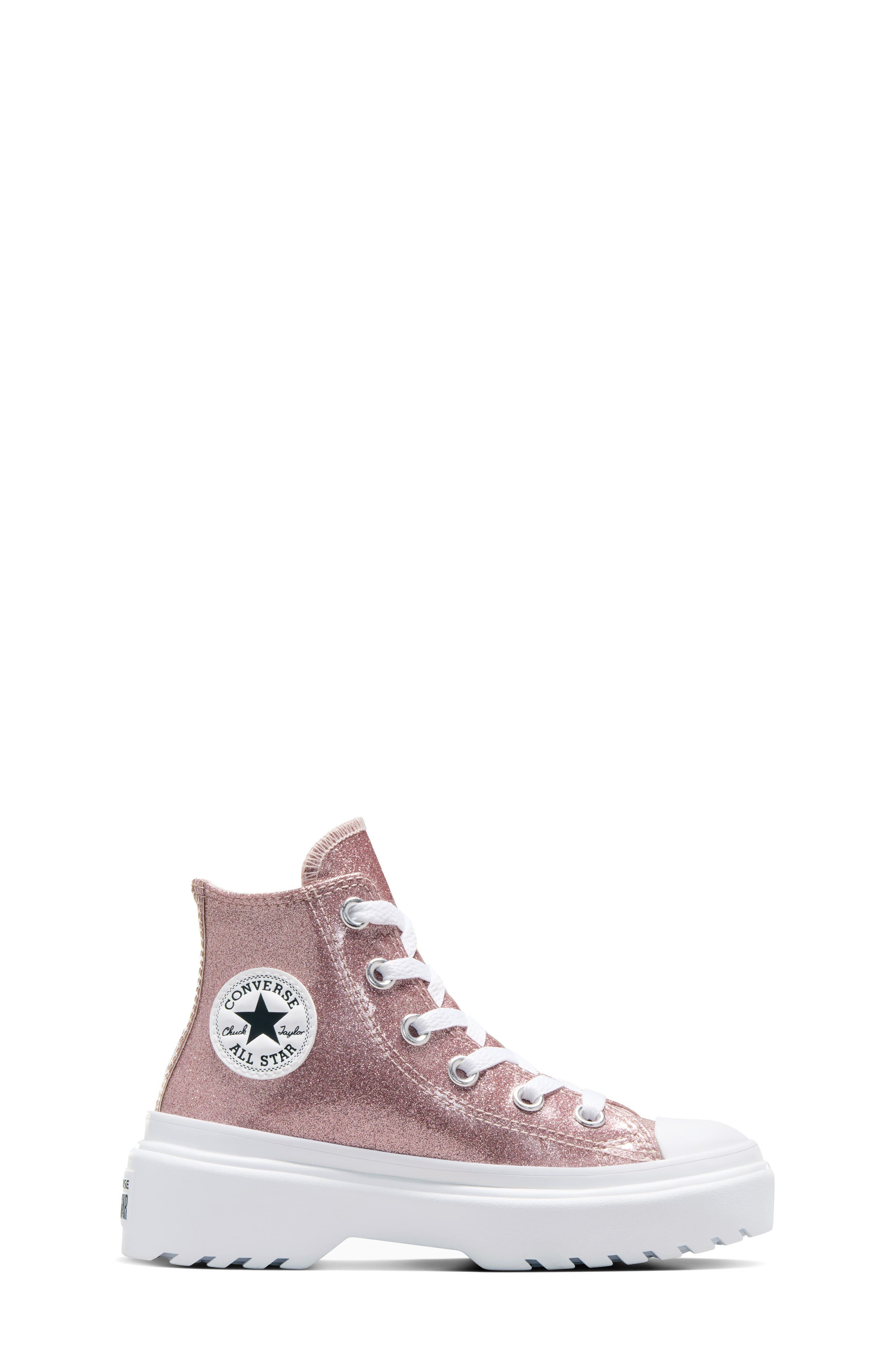 Converse Kids' Chuck Taylor<sup>®</sup> All Star<sup>®</sup> Lift Hi Sneaker  Chuck Taylor<sup>®</sup> All Star<sup>®</sup> Lift Hi Sneaker, Alternate, color, Blush Hush/ White/ Blush Hush