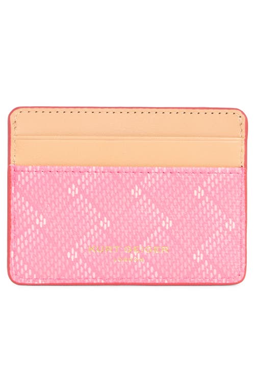 Kurt Geiger London Camden Card Case In Pink