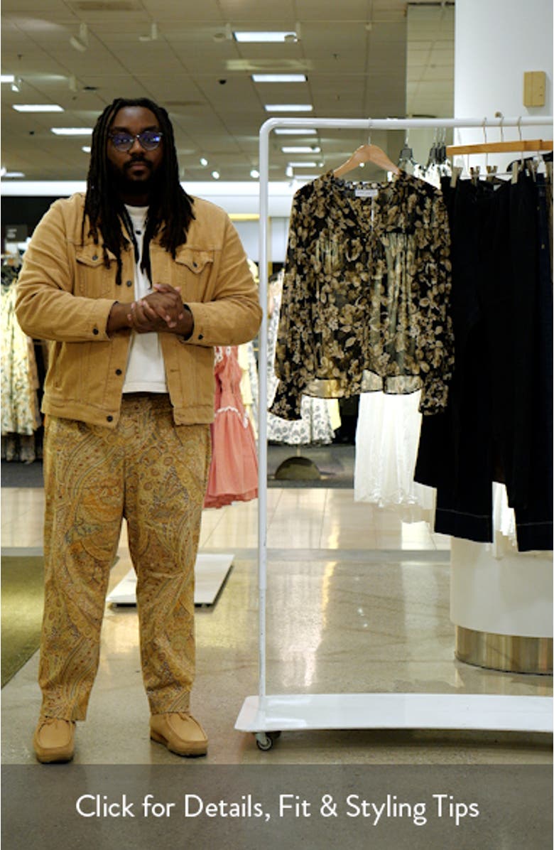 Daphne Floral Top, sales video thumbnail