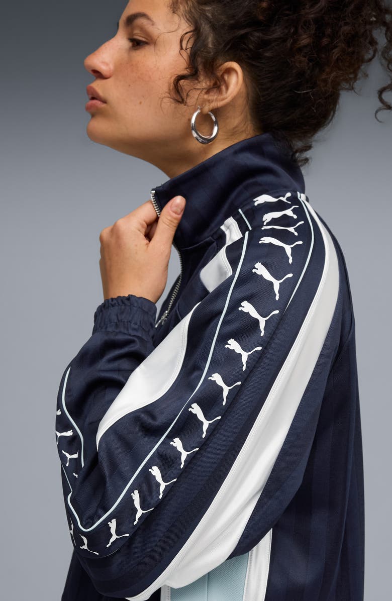 PUMA x Guizio T7 Track Jacket, Alternate, color, Puma Navy