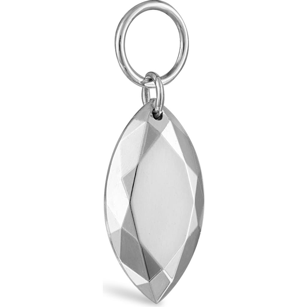 MARIA TASH MARIA TASH FACETED MARQUISE CHARM