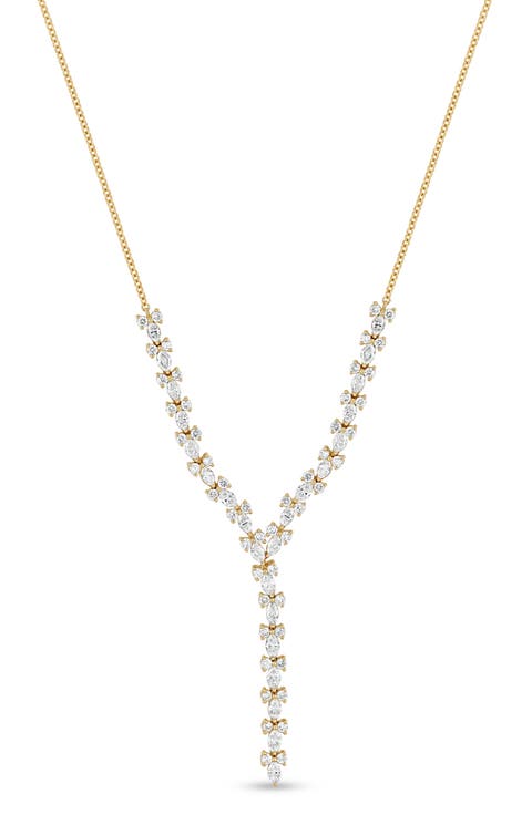Getty 18K Gold Diamond Y-Necklace
