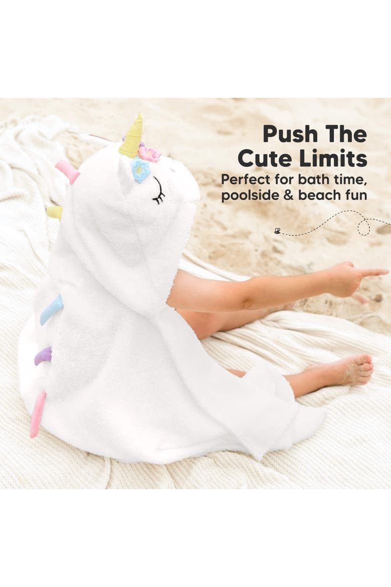 PlayPals Hooded Towel, Alternate, color, Uria