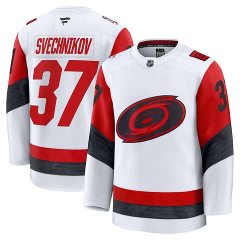Men's Fanatics Andrei Svechnikov White Carolina Hurricanes Away Premium Jersey