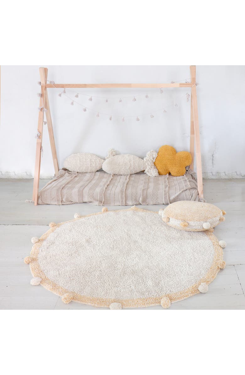 Lorena Canals Washable Rug Bubbly, Alternate, color, Natural, Honey