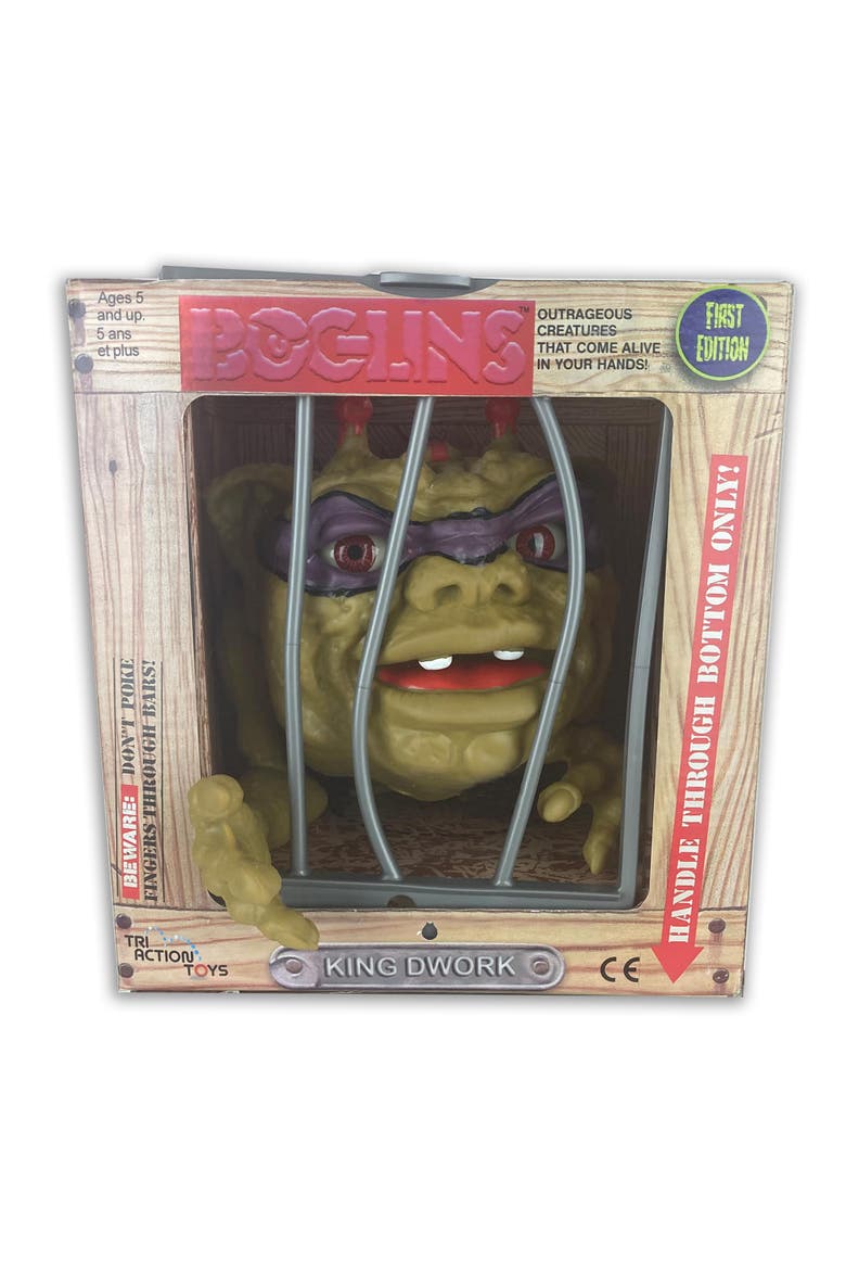 Boglins 8-Inch Foam Monster Puppet Exclusive | Red Eyed King Dwork, Main, color, Green