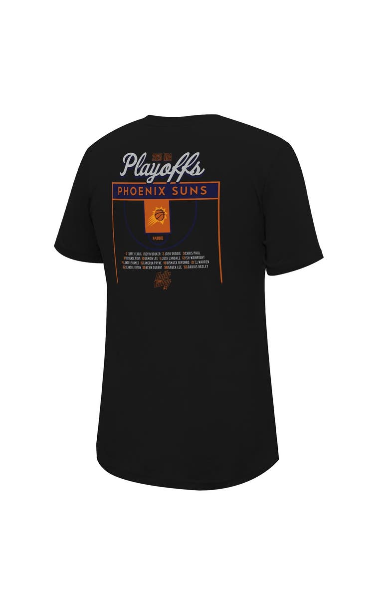 Stadium Essentials Unisex Stadium Essentials  Black Phoenix Suns 2023 NBA Playoffs Roster T-Shirt, Alternate, color, 