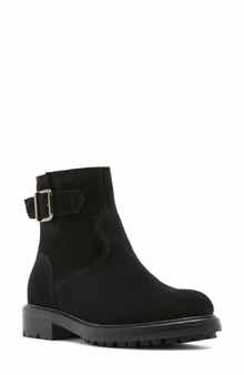 City Dry™ Whole Leather Genuine Shearling Bootie