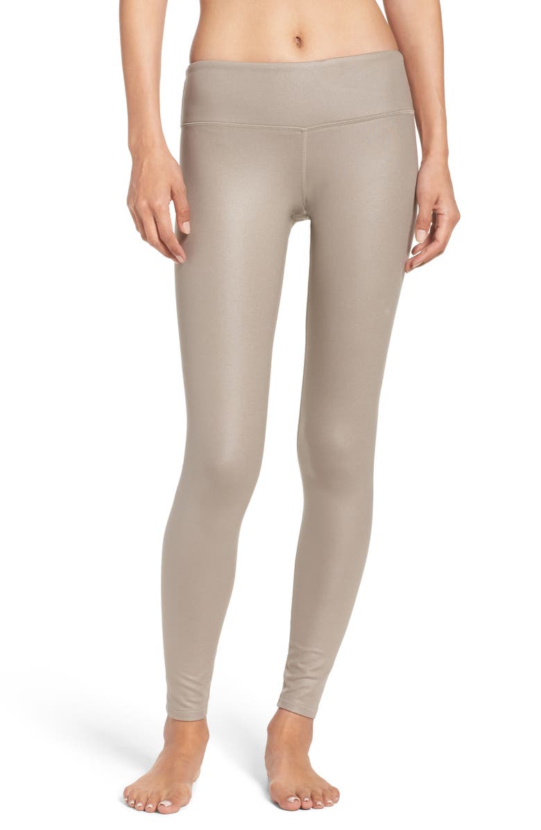 Alo Airbrushed Glossy Leggings, Main, color, 