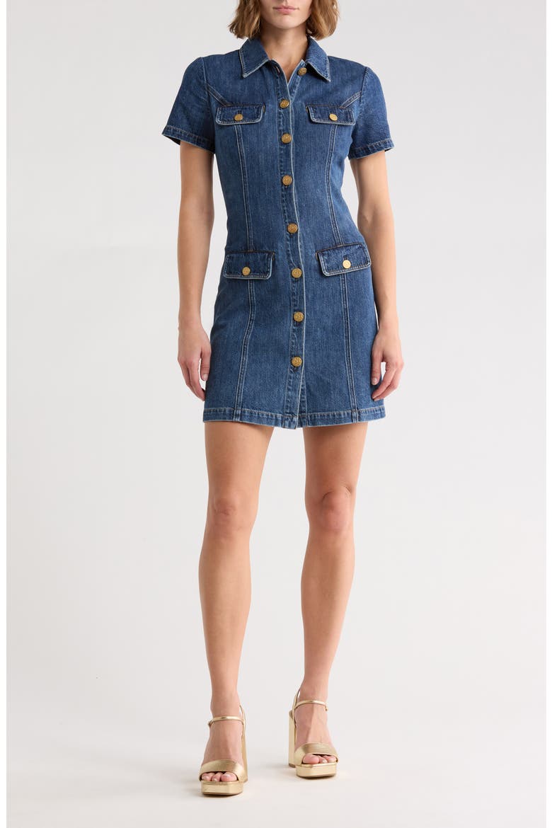 Jamie Denim Mini Shirtdress, Main, color, CAMBRIA VINTAGE